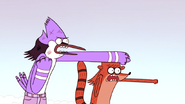S4E13.265 Mordecai and Rigby Ready to Attack