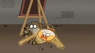 S5E24Spider Benson Punching Rigby