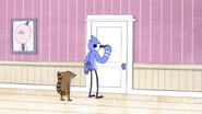 S4E07.094 Mordecai and Rigby Checking on Pops
