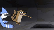 S3E34.164 Mordecai and Rigby Arriving at another Vent