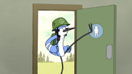 S3E35.113 Mordecai Kicking Open the Door