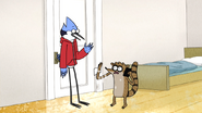 S6E10.082 Rigby Speaking for Mordecai to CJ