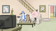 S8E07.038 Mordecai Turning On the TV