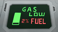 S8E19.021 Gas Low 2 Percent Fuel