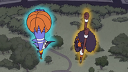 S3E16 Mordecai and God Of Basketball In The Air