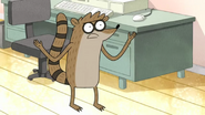 S3E25 Rigby says to do it for him because he's bumming him out