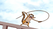 S6E07.130 Rigby Using His Whip to Save the Flat Screen
