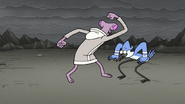 S8E07.165 Mordecai Dodging Carl's Punch