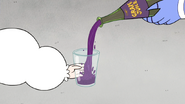 S6E09.195 Mordecai Pouring Skips Grape Juice
