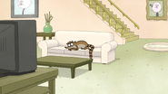 S6E19.001 Rigby Sleeping with His Eyes Open 01