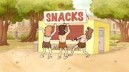 S4E17.190 The Cavemen Trying to Get Inside the Snack Bar