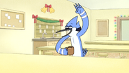 S6E10.003 Mordecai Christmas Rapping