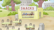 S7E09.047 Mordecai and Rigby at the Snack Bar