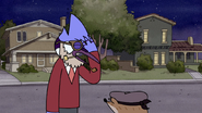 S3E04.222 Mordecai Facepalming at Rigby's Action Again