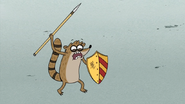 S4E25.186 Rigby Aiming His Spear