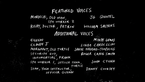 S6E15 I See Turtles Credits