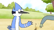 S4E24.045 Muscle Man Slaps Mordecai's Coffee Out of His Hand