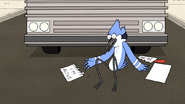 S6E11.103 Mordecai is Left Sitting in Front of a Bus