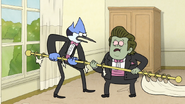 S6E28.047 Mordecai Stopping Muscle Man's Rampage