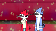 S4E06.101 Mordecai Asking Why Muscle Man's Flexing His Pecs