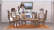 S7E27.039 Rigby's Mom Bringing Dinner