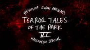 S8E19 Terror Tales of the Park VI Title Card