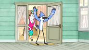 S6E21.125 Mordecai Stopping Principal Party Horse