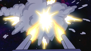 S6E24.445 Muscle Man Shooting a Scramble Missile