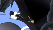 S3E34.157 Mordecai Watching Rigby Go Down the Vent