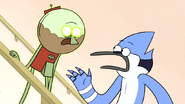 S6E04.183 Ghost Benson Scaring Mordecai