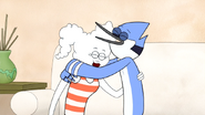 S6E20.044 Mordecai and CJ Hugging