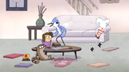 S5E37.040 Mordecai and CJ Prepares for the Date