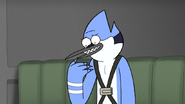 S6E20.165 Mordecai Pretending to Give a Report