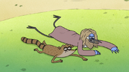 S7E01.165 Bum Mordecai and Rigby Laying on the Ground