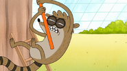 S7E29.023 Rigby Struggling to Saw