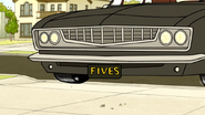 S6E02.048 FIVES License Plate