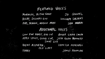 S7E13 Benson's Pig Credits