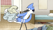 S3E34.084 Mordecai Tossing the Clothes