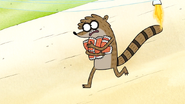 S7E05.034 Rigby Carrying His Pizza Pouches