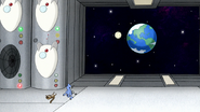 S8E01.097 Mordecai Looking at the Earth