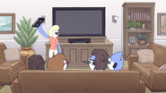 S6E01.120 Mordecai's Mom Present Mordy Moments to the Family