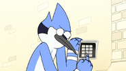 S7E26.085 Mordecai Randomly Eating the Code