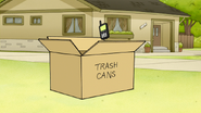 S6E06.105 Rigby's Phone Goes in the Trash Cans Box