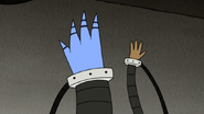 S6E24.427 Mordecai and Rigby's Hand in the Air