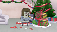 S6E09.134 Muscle Man Going to Open the Last Gift