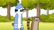 S7E05.315 Mordecai and Rigby are Suspicious of Fake Benson