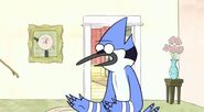 S3E25 Mordecai says he'll never be more than just friends with Margaret if Rigby and Eileen keep tagging along