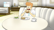 S7E33.011 Del Hanson Eating a Sandwich