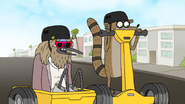 S7E01.150 Bum Mordecai and Rigby on Lazy Wheelz