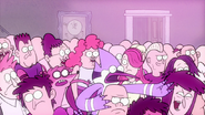 S2E09.151 Mordecai and Rigby Moving Through the Crowd 02